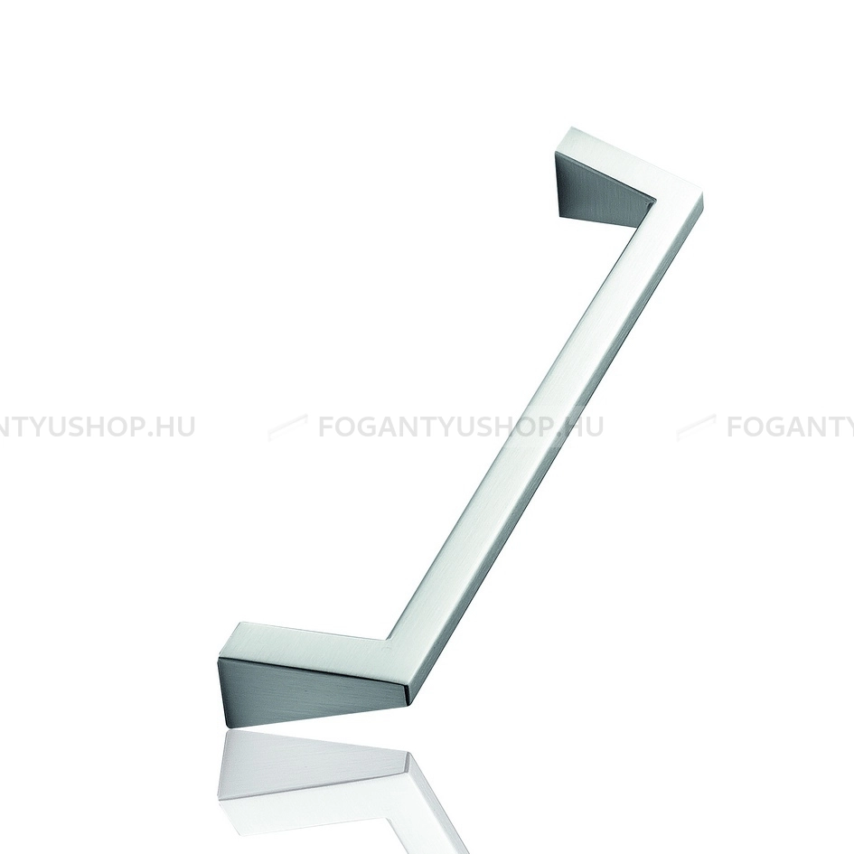 FURNIPART - Fogantyú - PYRAMID - Ezüst inox (szálcsiszolt) - Egy méretben gyártott fém bútorfogantyú