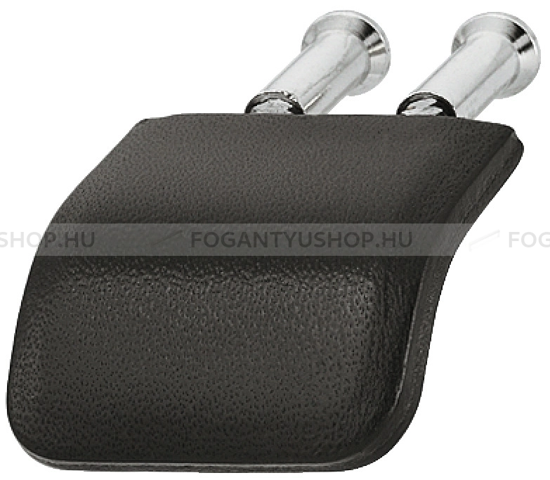 HAFELE---Fogantyu---105.95---Ezust-inox-(szalcsiszolt)---Fekete---Borrel-kombinalt-fem-butorfogantyu