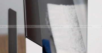 VIEFE Fogantyú STEEP - 18-19 mm-es ajtóhoz - Festett fekete - Alumínium