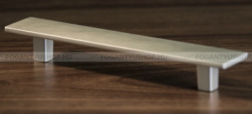 RUJZ DESIGN Bútor fogantyú - 516.30e - Ezüst inox (szálcsiszolt) - Zamak fém ötvözet
