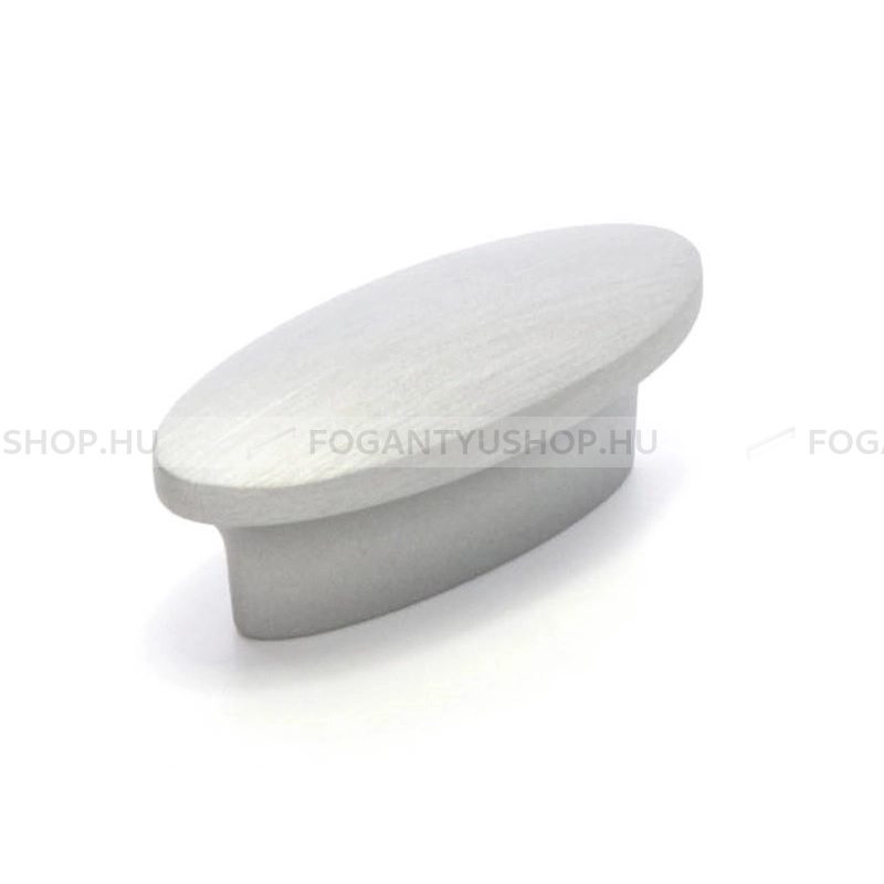 RUJZ DESIGN Gomb fogantyú - 25 311.20 - furattáv 25 mm - Ezüst inox (szálcsiszolt) SNiL - Zamak fém ötvözet - Fém gombfogantyú, bútorgomb (szögletes, kerek)