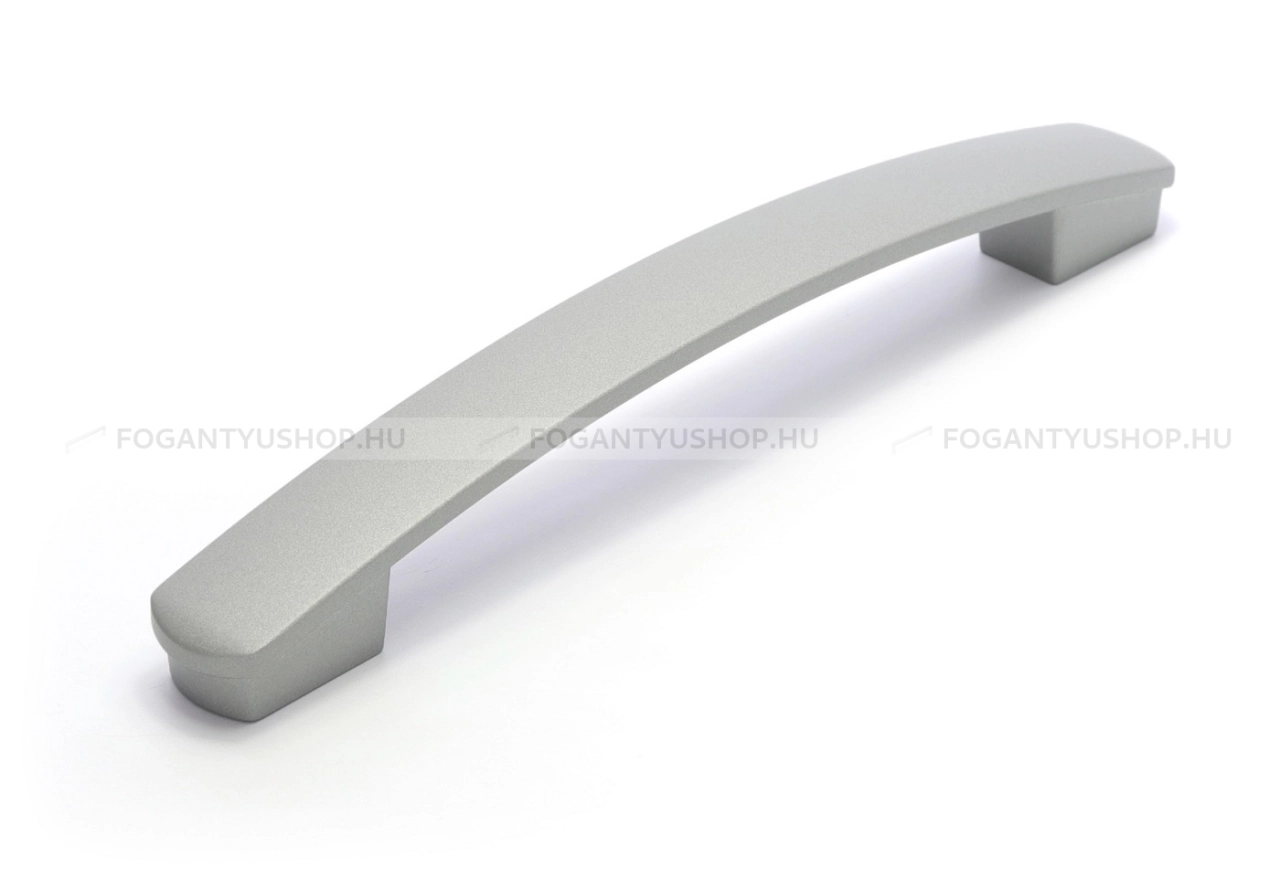 RUJZ DESIGN Bútor fogantyú - 160 386.20 - furattáv 160 mm - Ezüst inox (szálcsiszolt) SNiL - Zamak fém ötvözet - Egy méretben gyártott fém bútorfogantyú