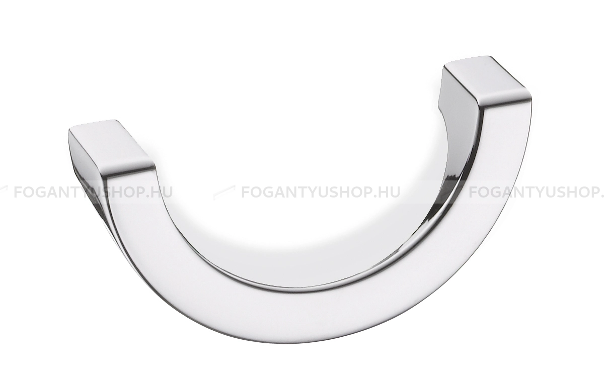 SCHWINN Bútor fogantyú - 64 Z010 - furattáv 64 mm - Fényes króm Cr - Zamak fém ötvözet - Egy méretben gyártott fém bútorfogantyú