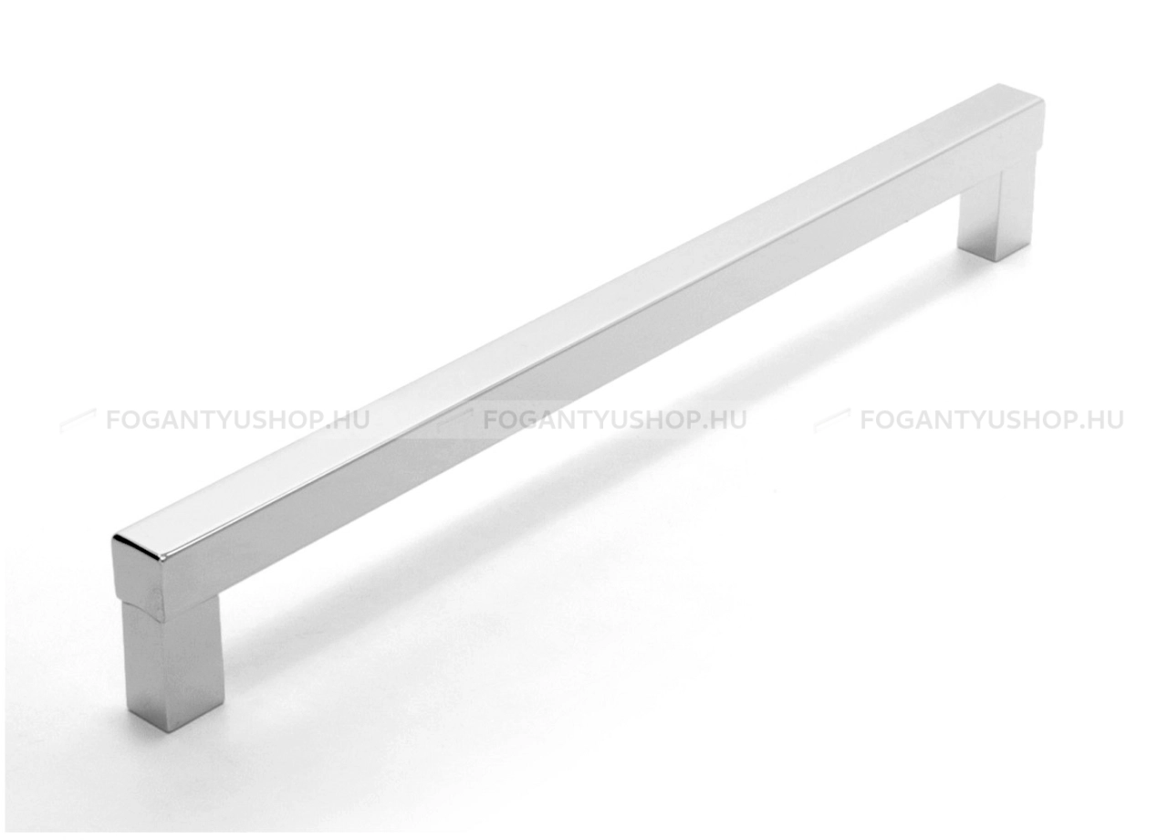 RUJZ DESIGN Fogantyú - 546.12b - Fényes króm Cr - ABS műanyag - Több méretben gyártott fém bútorfogantyú