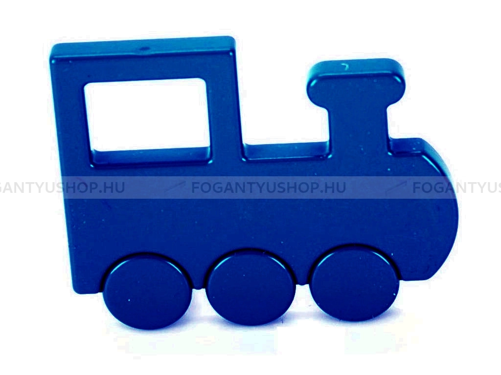 RUJZ DESIGN Bútorfogantyú - Gyerek mozdony vonat 32 469.50 Sötétkék - furattáv 32 mm - Sötétkék modra1 - Farmer szövet - Színes gyerekbútor fogantyú
