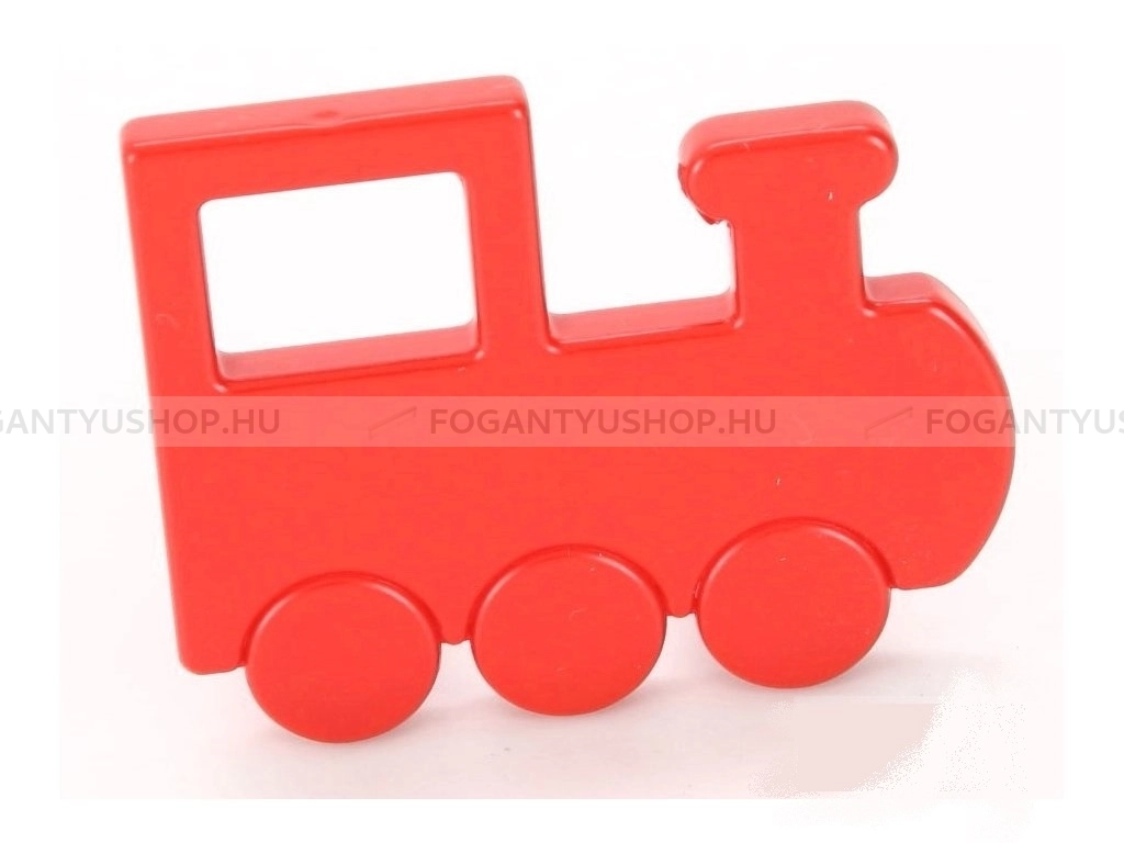 RUJZ DESIGN Bútor fogantyú - Gyerek mozdony vonat 32 469.50 Piros - furattáv 32 mm - Piros rdeca1 410 - Farmer szövet - Színes gyerekbútor fogantyú