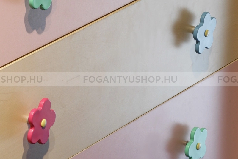 RUJZ-DESIGN-Fogantyu---816.70---Aluminium---Feher---Citromsarga---Szines-gyerekbutor-fogantyu
