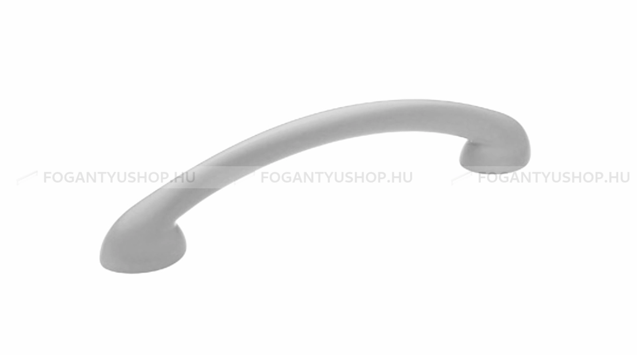 RUJZ DESIGN Bútorfogantyú - 96 299.08 - furattáv 96 mm - Matt nikkel MNiL - Farmer szövet - Fémes színű műanyag bútorfogantyú