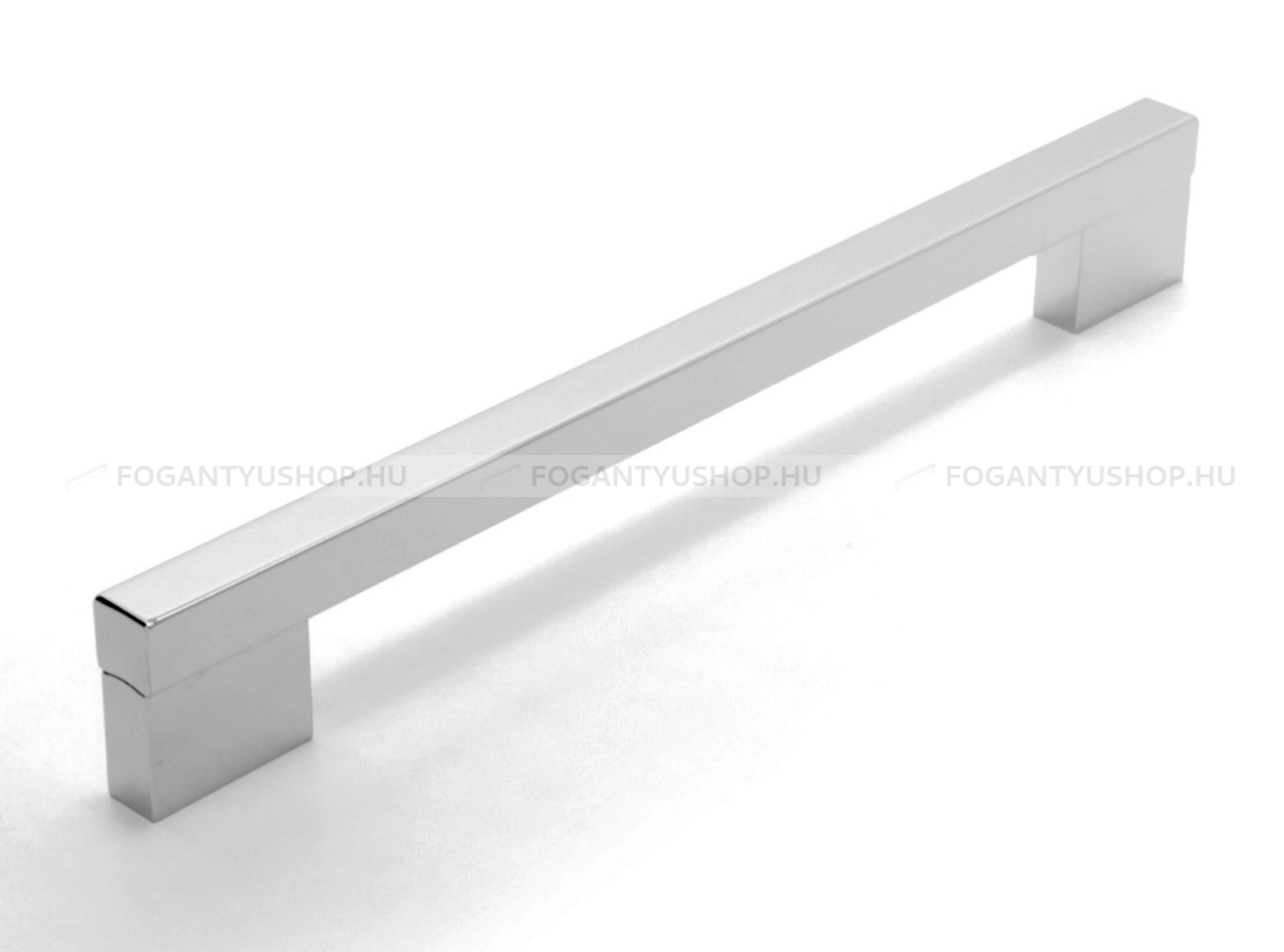 RUJZ DESIGN Bútor fogantyú - 546.12 - Fényes króm Cr - ABS műanyag - Több méretben gyártott fém bútorfogantyú