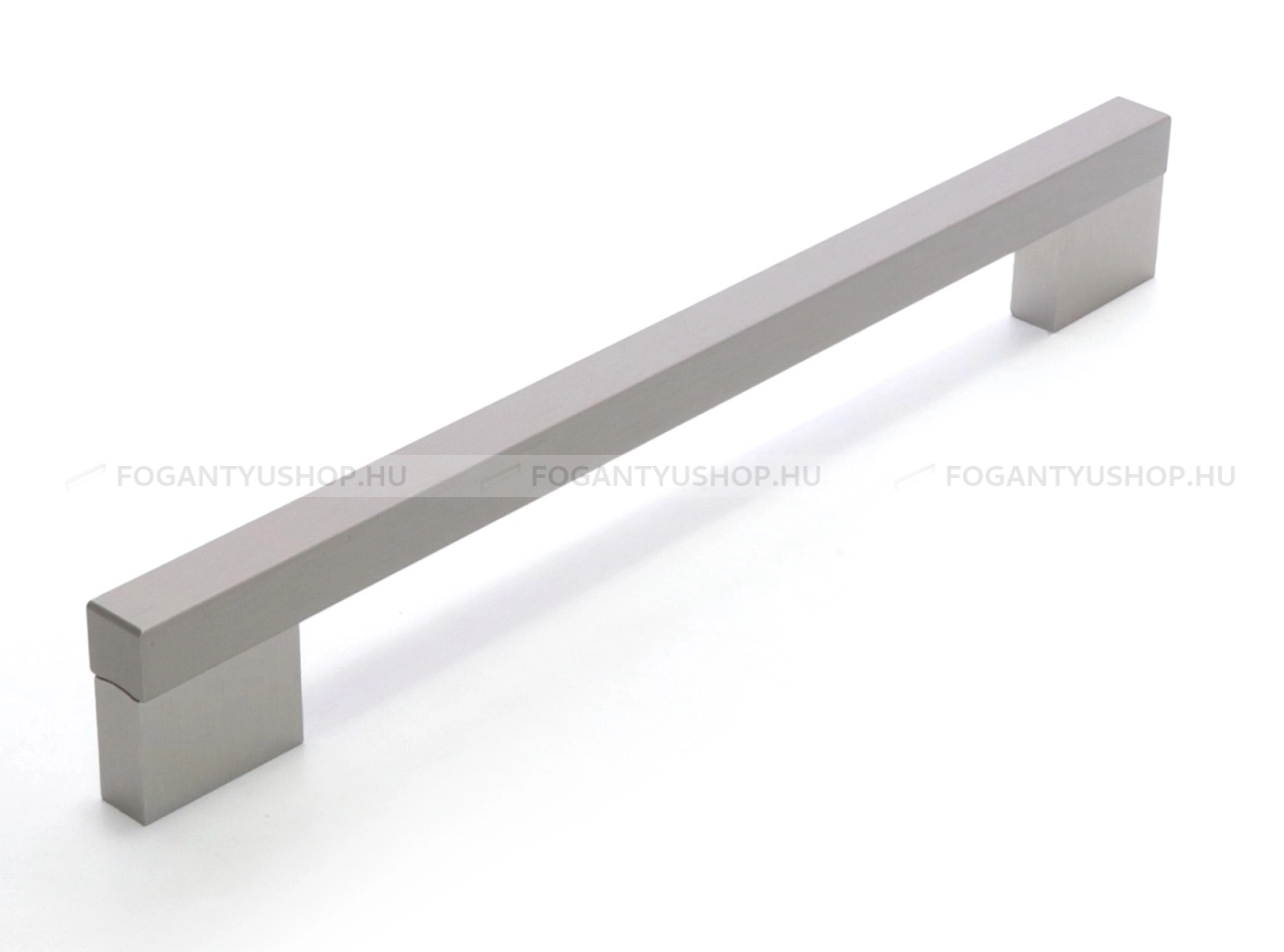 RUJZ DESIGN Bútor fogantyú - 546.12 - Szálcsiszolt nikkel NisatE, Ezüst inox (szálcsiszolt) SNiL - ABS műanyag - Több méretben gyártott fém bútorfogantyú