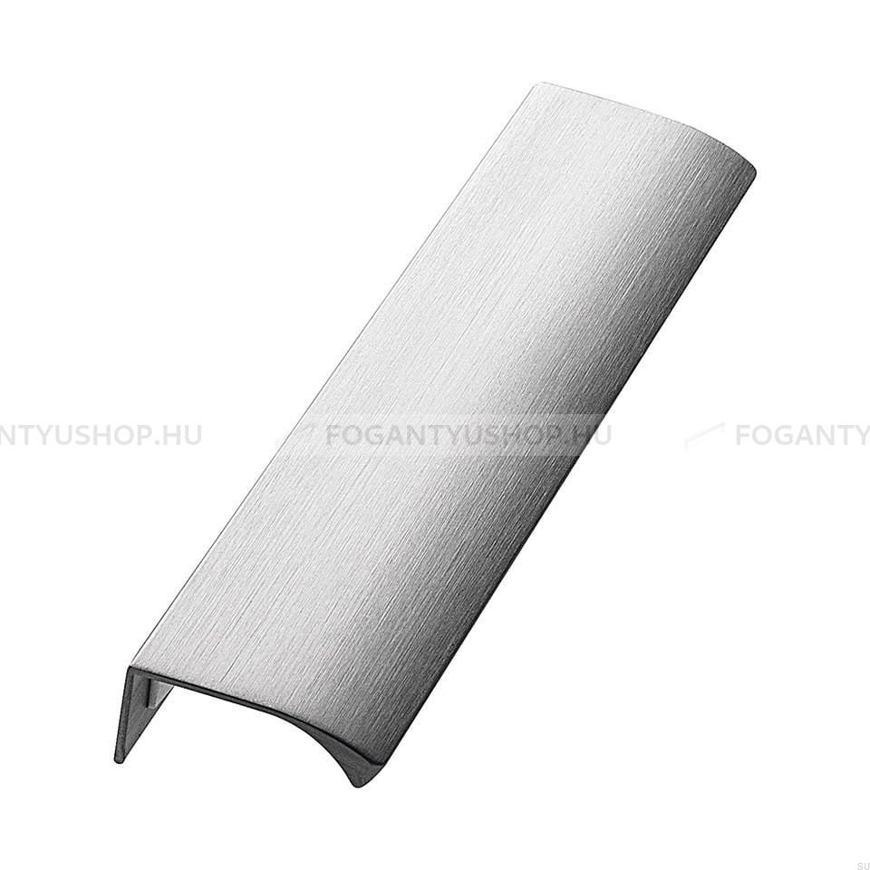 FURNIPART Bútorfogantyú - EDGE STRAIGHT - Szálcsiszolt 66 - Alumínium - Bútorajtó élére ültethető fém fogantyú