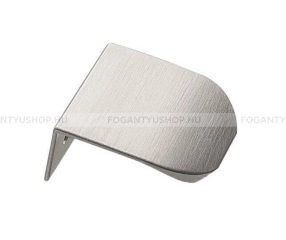 FURNIPART Bútor fogantyú EDGE ROUND - Ezüst inox (szálcsiszolt) - Alumínium