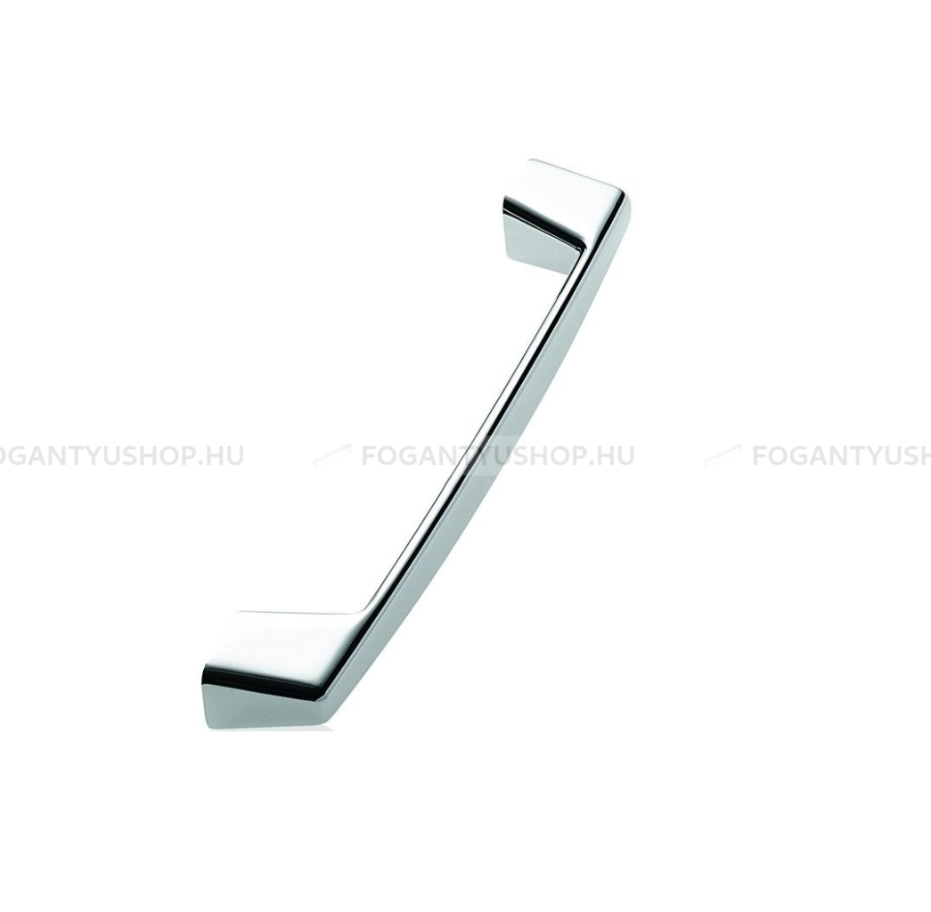 FURNIPART Fogantyú - CAR 160 - furattáv 160 mm - Fényes króm Cr - Zamak fém ötvözet - Több méretben gyártott fém bútorfogantyú