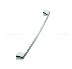 FURNIPART Fogantyú CAR - Ezüst inox (szálcsiszolt) - Zamak fém ötvözet - Több méretben gyártott fém bútorfogantyú
