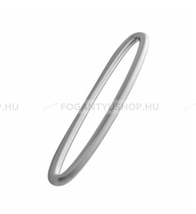 FURNIPART Bútorfogantyú - OAKLY 160 - furattáv 160 mm - Ezüst inox (szálcsiszolt) SNiL - Zamak fém ötvözet - Egy méretben gyártott fém bútorfogantyú