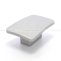 RUJZ DESIGN Gomb fogantyú - 16 mm - 590.02 - Ezüst inox (szálcsiszolt) - Zamak fém ötvözet