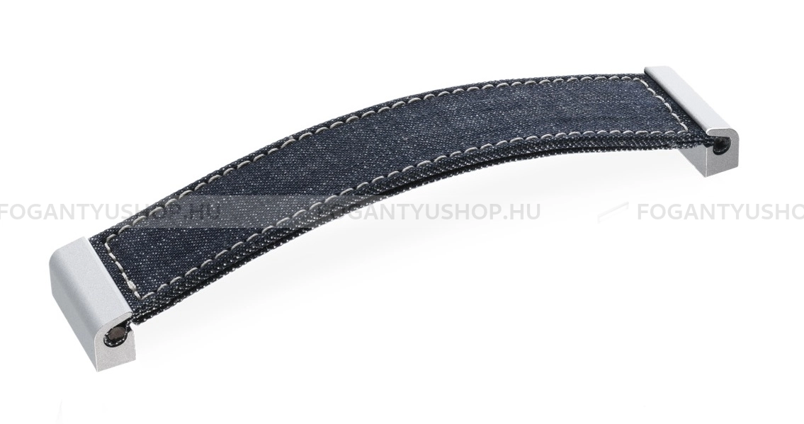 RUJZ DESIGN Bútor fogantyú - 160 592.15 farmer szövet farmer szövet farmer szövet farmer szövet - Alumínium MCrE, Kék farmer szövet  - Alumínium, Műanyag - Szövettel kombinált fém bútorfogantyú