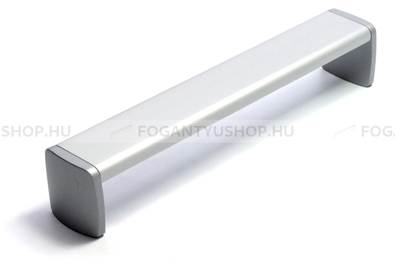 RUJZ DESIGN Bútor fogantyú - 581.28 - Szálcsiszolt nikkel NisatE, Ezüst inox (szálcsiszolt) SNiL - Zamak fém ötvözet, ABS műanyag - Több méretben gyártott fém bútorfogantyú
