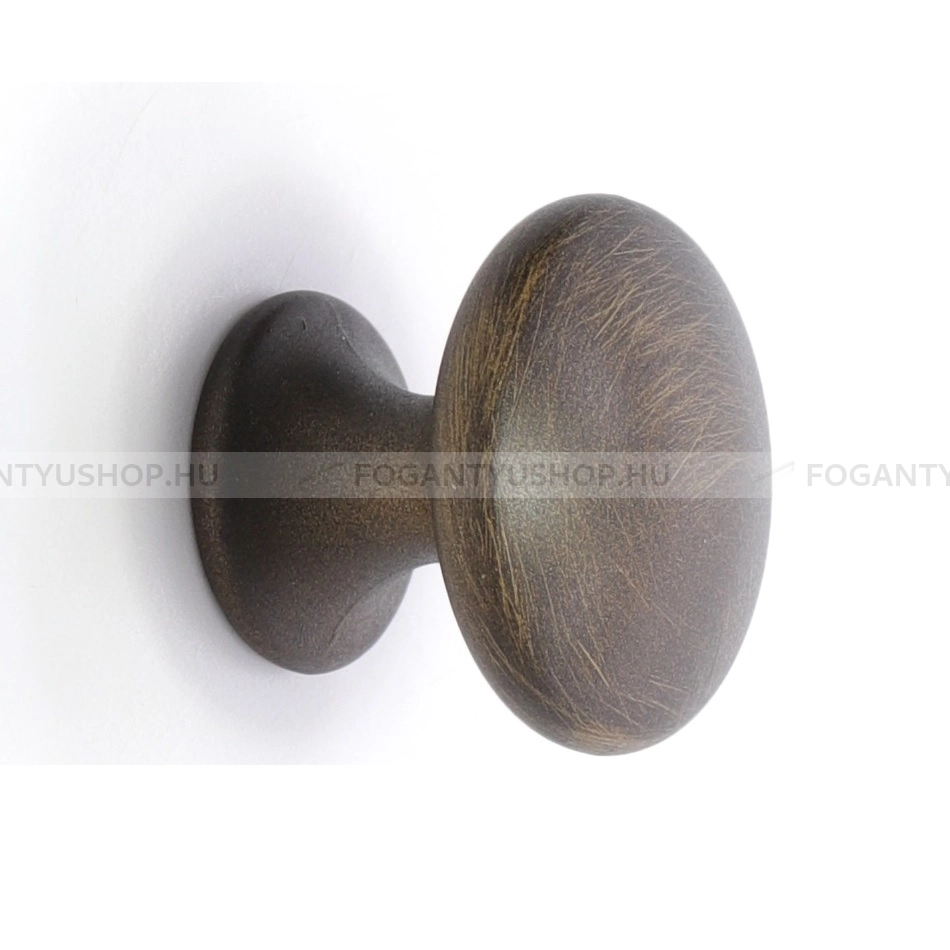 RUJZ DESIGN Fogantyú - 162.24 - Antik patina barna - Antikolt, vintage fém gombfogantyú (szögletes, kerek)