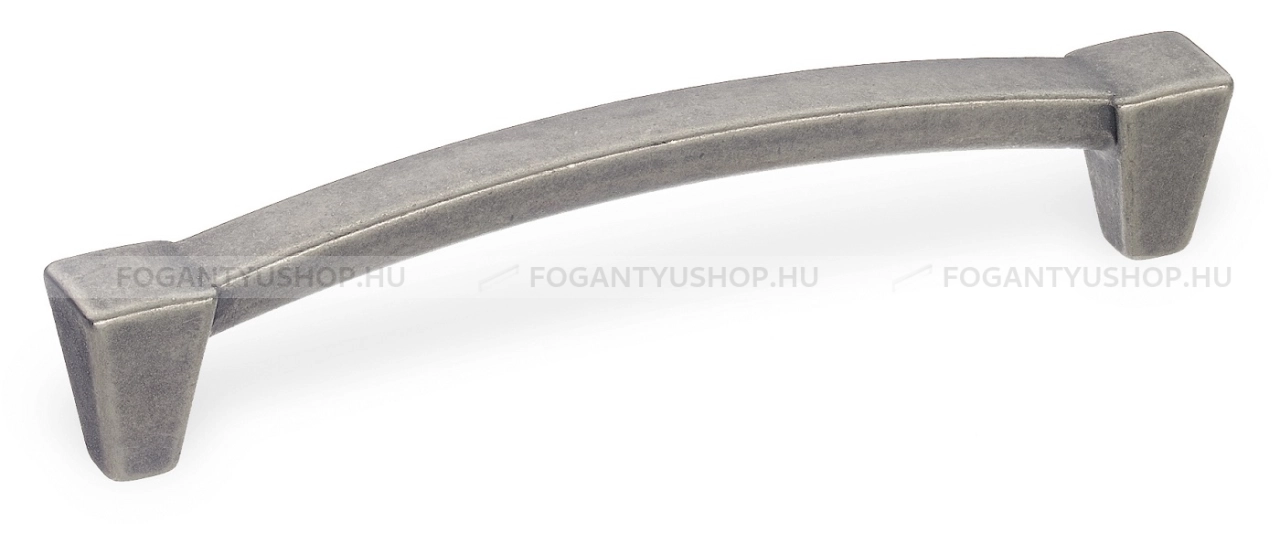 SCHWINN Bútor fogantyú - 128 2366 - furattáv 128 mm - Antik nikkel  - Zamak fém ötvözet - Klasszikus, vintage, antik fém bútorfogantyú