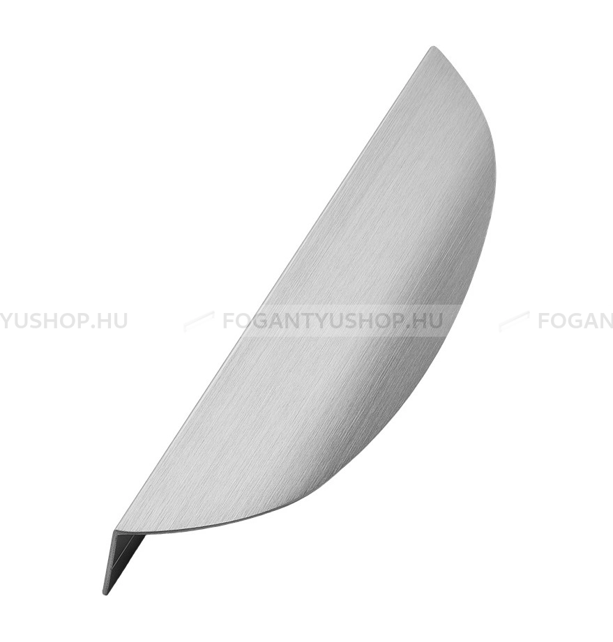 FURNIPART Fogantyú - EDGE BOW - Szálcsiszolt 66 - ABS műanyag - Bútorajtó élére ültethető fém fogantyú