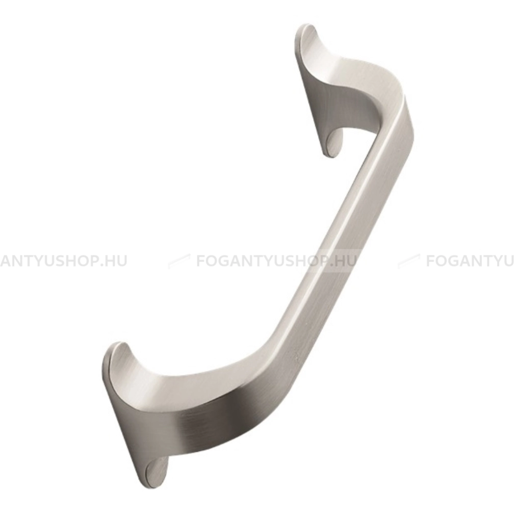 FURNIPART Bútorfogantyú - LOCKER 128 - furattáv 128 mm - Szálcsiszolt 66 - Zamak fém ötvözet - Egy méretben gyártott fém bútorfogantyú