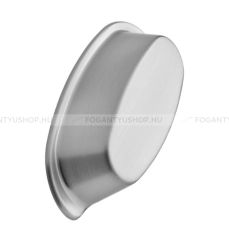 FURNIPART Fogantyú PHARMA - 64 mm - Ezüst inox (szálcsiszolt) - Zamak fém ötvözet