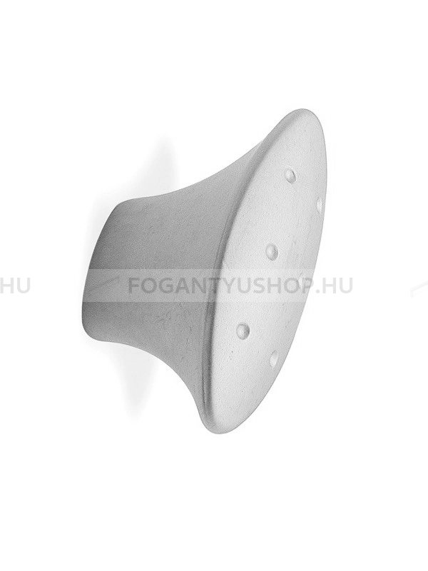 RUJZ DESIGN Gombfogantyú - 175.16 - 1 furatos - Matt króm MCrL - Zamak fém ötvözet - Fém gombfogantyú, bútorgomb (szögletes, kerek)