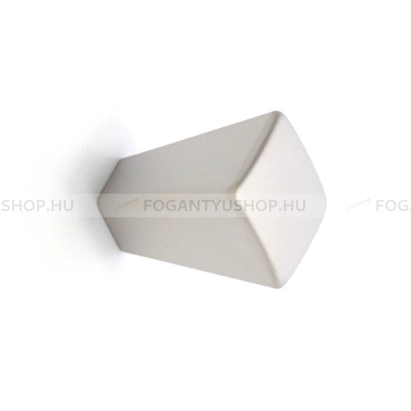 RUJZ DESIGN Gombfogantyú - 199.15 - 1 furatos - Matt nikkel MNiL - Zamak fém ötvözet - Fém gombfogantyú, bútorgomb (szögletes, kerek)