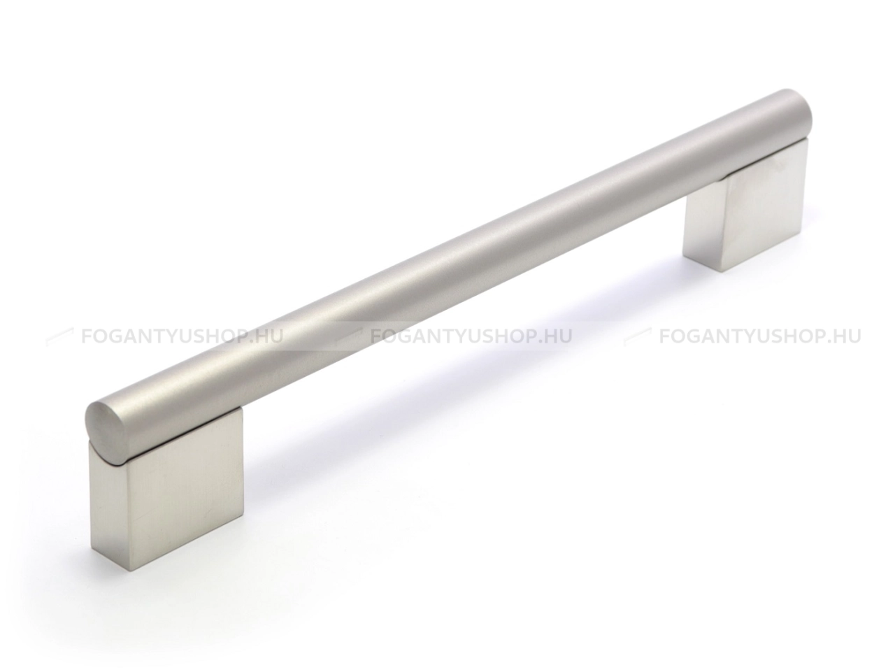 RUJZ DESIGN Bútor fogantyú - 242.13C - Szálcsiszolt nikkel NisatE, Ezüst inox (szálcsiszolt) SNiL - Zamak fém ötvözet - Több méretben gyártott fém bútorfogantyú
