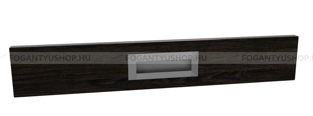 RUJZ DESIGN Bútorfogantyú - 403.07 - Alumínium MCrE - Zamak fém ötvözet - Bútorajtó felületébe marható, süllyeszthető fém fogantyú