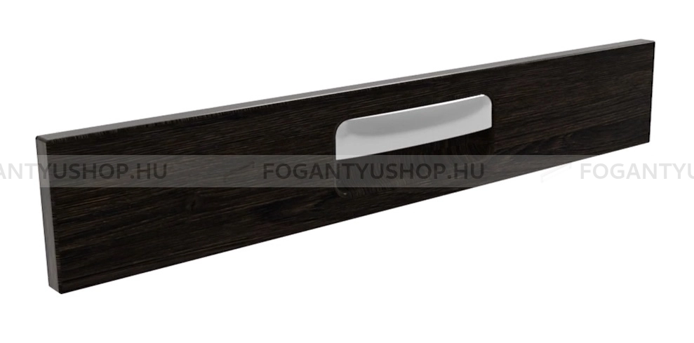 RUJZ DESIGN Fogantyú - 435.30 - Ezüst inox (szálcsiszolt) - Bútorajtó felületébe marható, süllyeszthető fém fogantyú