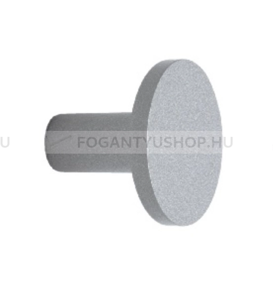RUJZ DESIGN Gombfogantyú - 807.24 - 1 furatos - Matt króm MCrL - Zamak fém ötvözet - Fém gombfogantyú, bútorgomb (szögletes, kerek)
