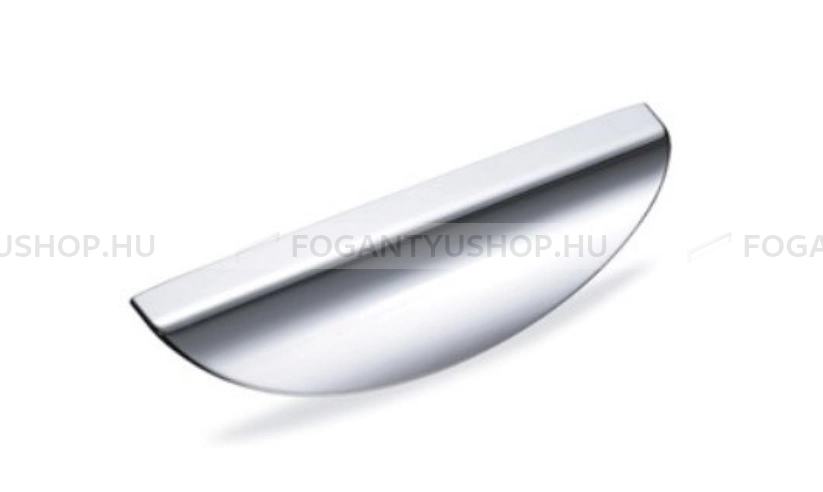 RUJZ DESIGN Fogantyú - 64 457.14 - furattáv 64 mm - Ezüst inox (szálcsiszolt) SNiL - Zamak fém ötvözet - Egy méretben gyártott fém bútorfogantyú