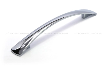 RUJZ DESIGN Bútor fogantyú - 447.20r - Fényes króm - Zamak fém ötvözet