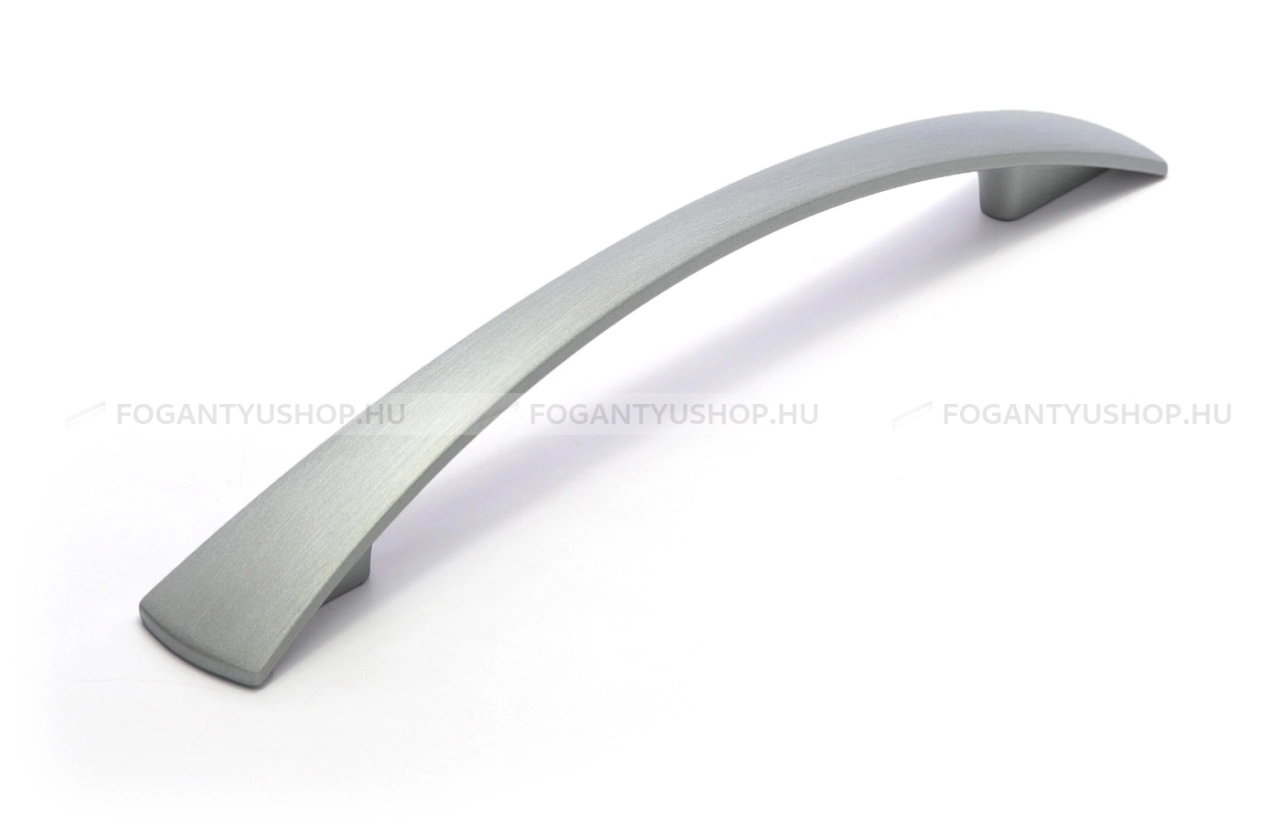 RUJZ DESIGN Bútor fogantyú - 447.20r - Ezüst inox (szálcsiszolt) SNiL - Zamak fém ötvözet - Több méretben gyártott fém bútorfogantyú