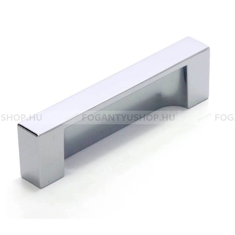 RUJZ DESIGN Bútor fogantyú - 64 454.20 - furattáv 64 mm - Fényes króm Cr - Zamak fém ötvözet - Egy méretben gyártott fém bútorfogantyú