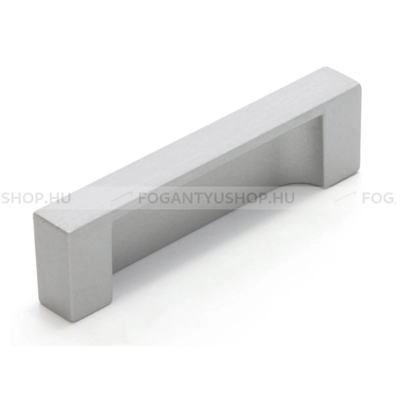 RUJZ DESIGN Bútor fogantyú - 64 454.20 - furattáv 64 mm - Ezüst inox (szálcsiszolt) SNiL - Zamak fém ötvözet - Egy méretben gyártott fém bútorfogantyú