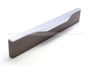 RUJZ DESIGN Bútor fogantyú - us 2141 - Fényes króm - Alumínium