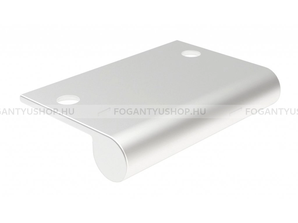 RUJZ DESIGN Bútor fogantyú - 32 616.08 - furattáv 32 mm - Alumínium MCrE - ABS műanyag - Bútorajtó élére ültethető fém fogantyú