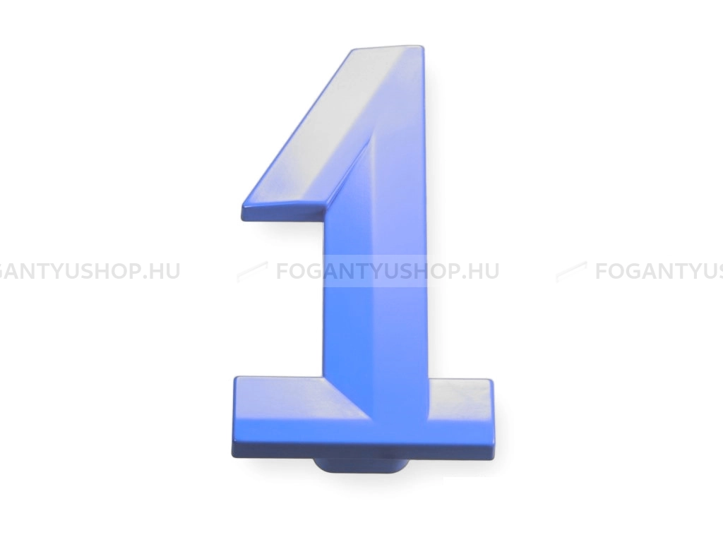 RUJZ DESIGN Fogantyú - Gyerek szám 1 számjegy 64 600.01 Barbi - furattáv 64 mm - Barbi kék modra barby - Farmer szövet - Színes gyerekbútor fogantyú