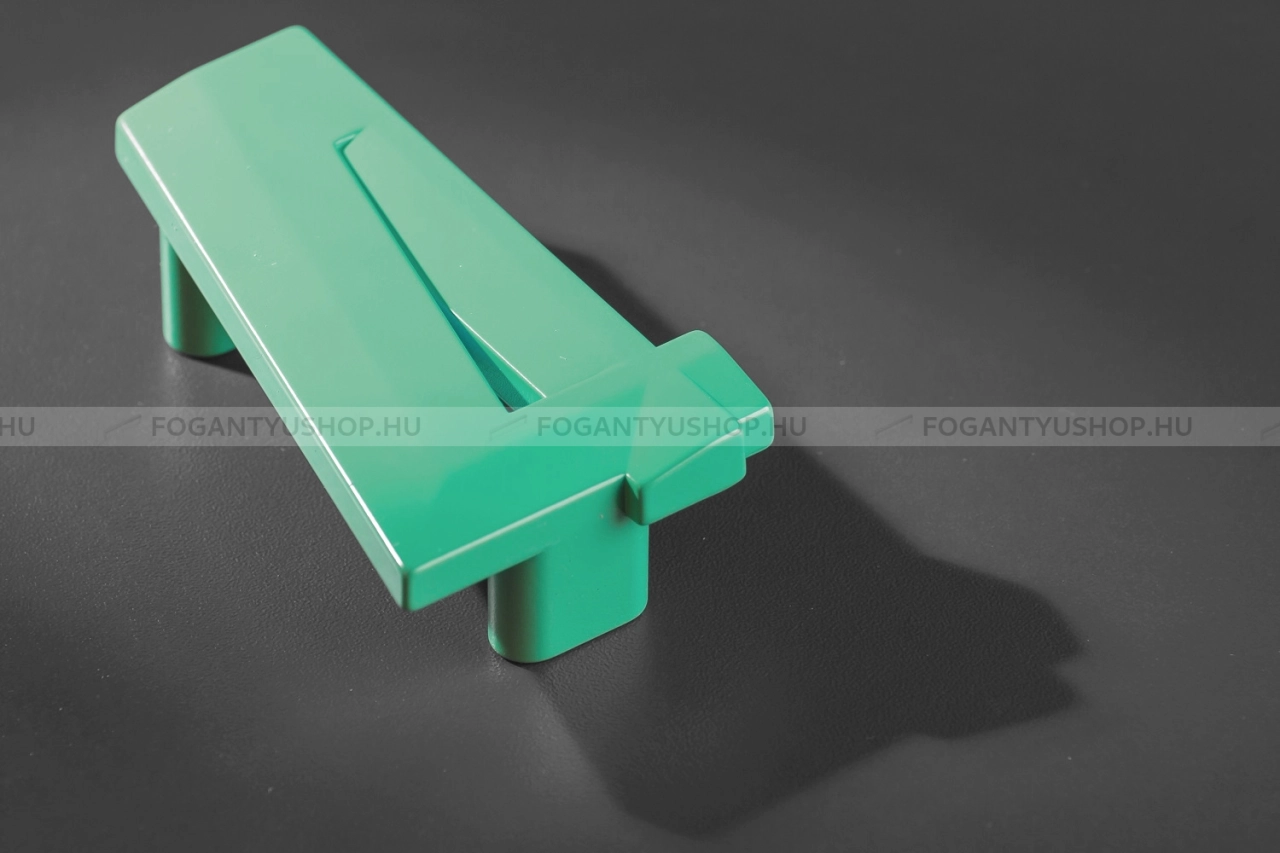 RUJZ DESIGN Bútor fogantyú - Gyerek szám 4 számjegy 64 600.04 zelena barby zelena barby zelena barby - furattáv 64 mm - Barbi zöld zelena barby - Műanyag - Színes gyerekbútor fogantyú