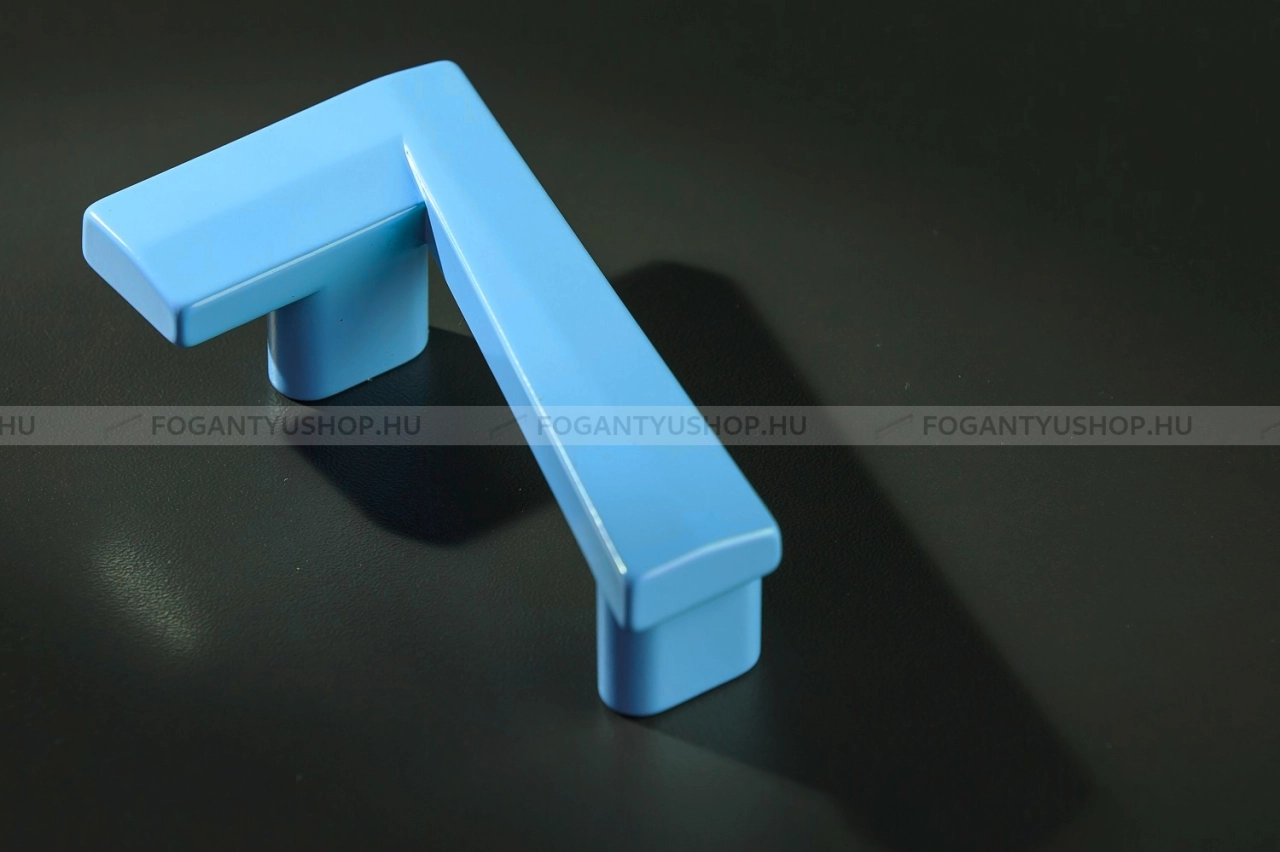 RUJZ DESIGN Fogantyú - Gyerek szám 7 számjegy 64 600.07 modra barby modra barby modra barby - furattáv 64 mm - Barbi kék modra barby - Műanyag - Színes gyerekbútor fogantyú