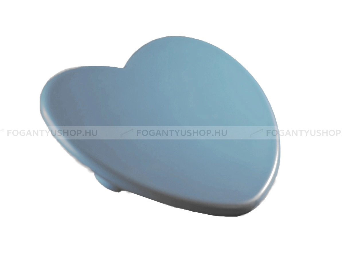 RUJZ DESIGN Bútorfogantyú - Gyerek szív szívecske 32 601.26 modra barby modra barby modra barby - furattáv 32 mm - Barbi kék modra barby - Műanyag - Színes gyerekbútor fogantyú