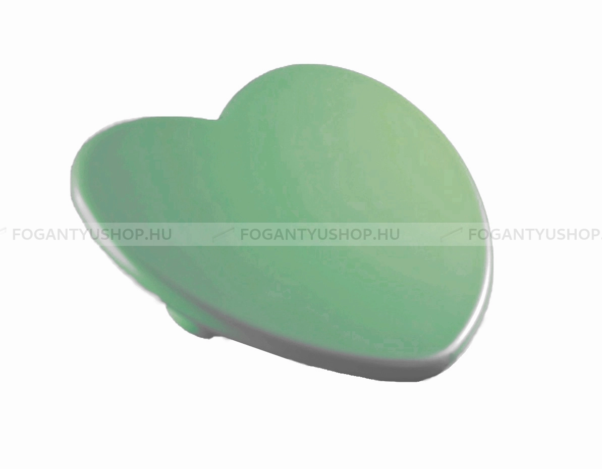 RUJZ DESIGN Bútor fogantyú - Gyerek szív szívecske 32 601.26 zelena barby zelena barby zelena barby - furattáv 32 mm - Barbi zöld zelena barby - Műanyag - Színes gyerekbútor fogantyú