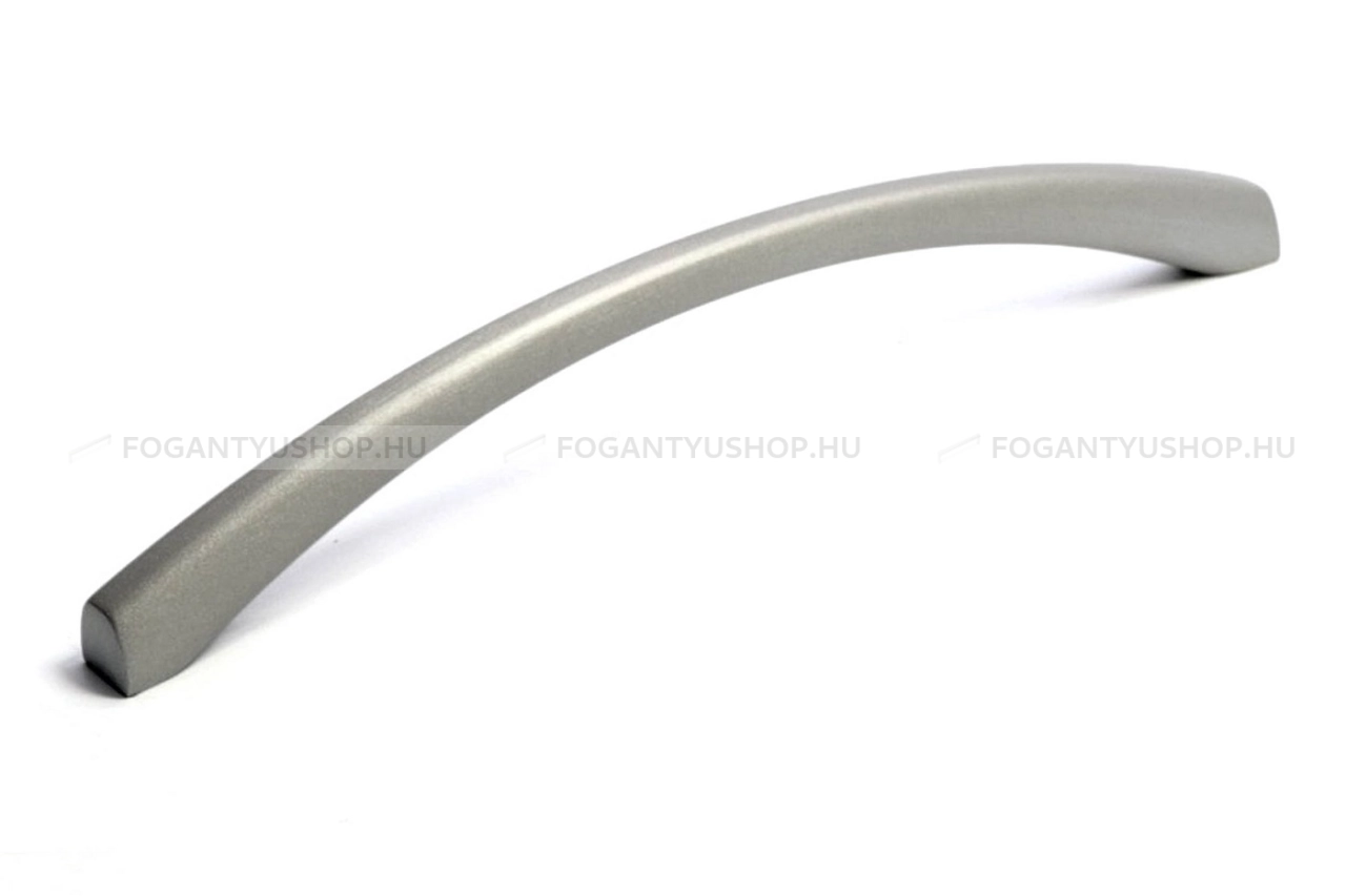 RUJZ DESIGN Fogantyú - 160 603.29 - furattáv 160 mm - Ezüst inox (szálcsiszolt) SNiL - Zamak fém ötvözet - Egy méretben gyártott fém bútorfogantyú
