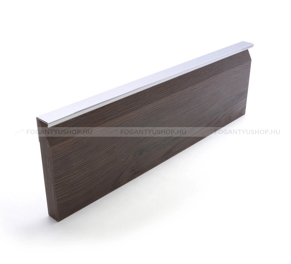 RUJZ DESIGN Fogantyú - 609.18 - Fényes króm Cr - Alumínium - Bútorajtó élére ültethető fém fogantyú