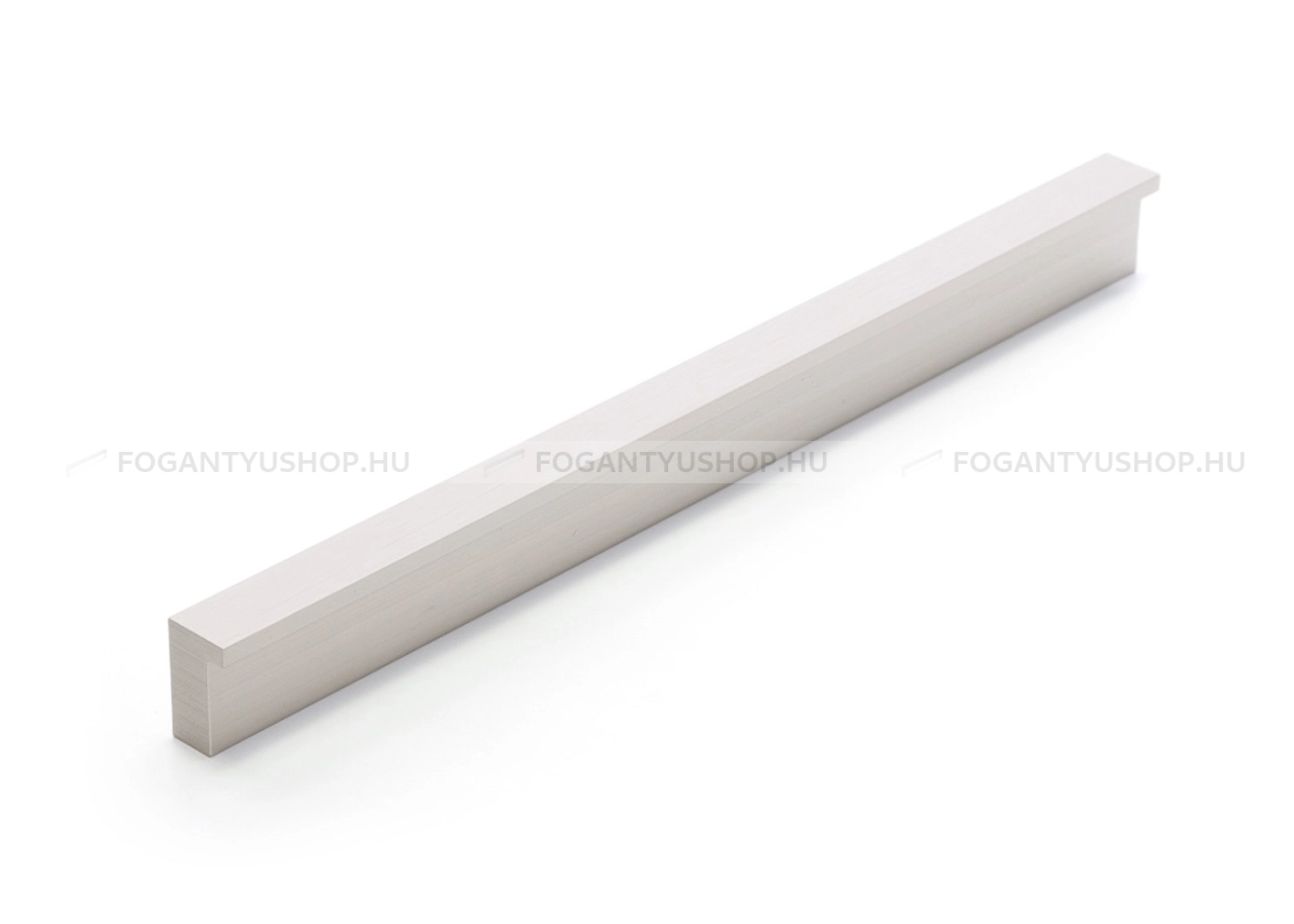 RUJZ DESIGN Bútor fogantyú - 490.17 - Szálcsiszolt nikkel NisatE - ABS műanyag - Több méretben gyártott fém bútorfogantyú
