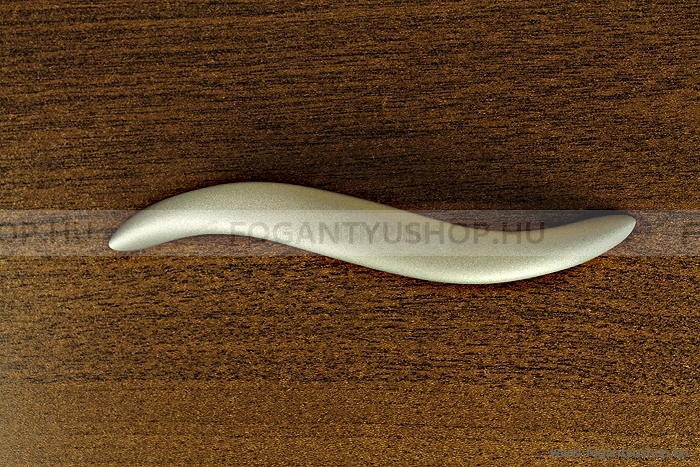 RUJZ DESIGN Bútorfogantyú - 128 281.18 - furattáv 128 mm - Ezüst inox (szálcsiszolt) SNiL - Zamak fém ötvözet - Egy méretben gyártott fém bútorfogantyú