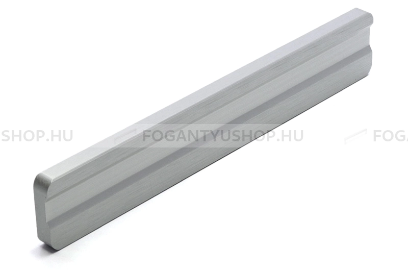 RUJZ DESIGN Fogantyú - 613.27b - Matt króm szálcsiszolt SatMCrE - ABS műanyag - Több méretben gyártott fém bútorfogantyú